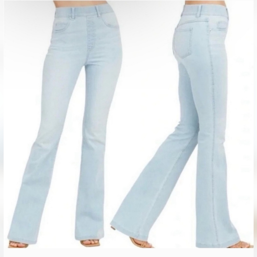 SPANX Flare Denim Jeans Light Blue Size 1X- Never Worn!!